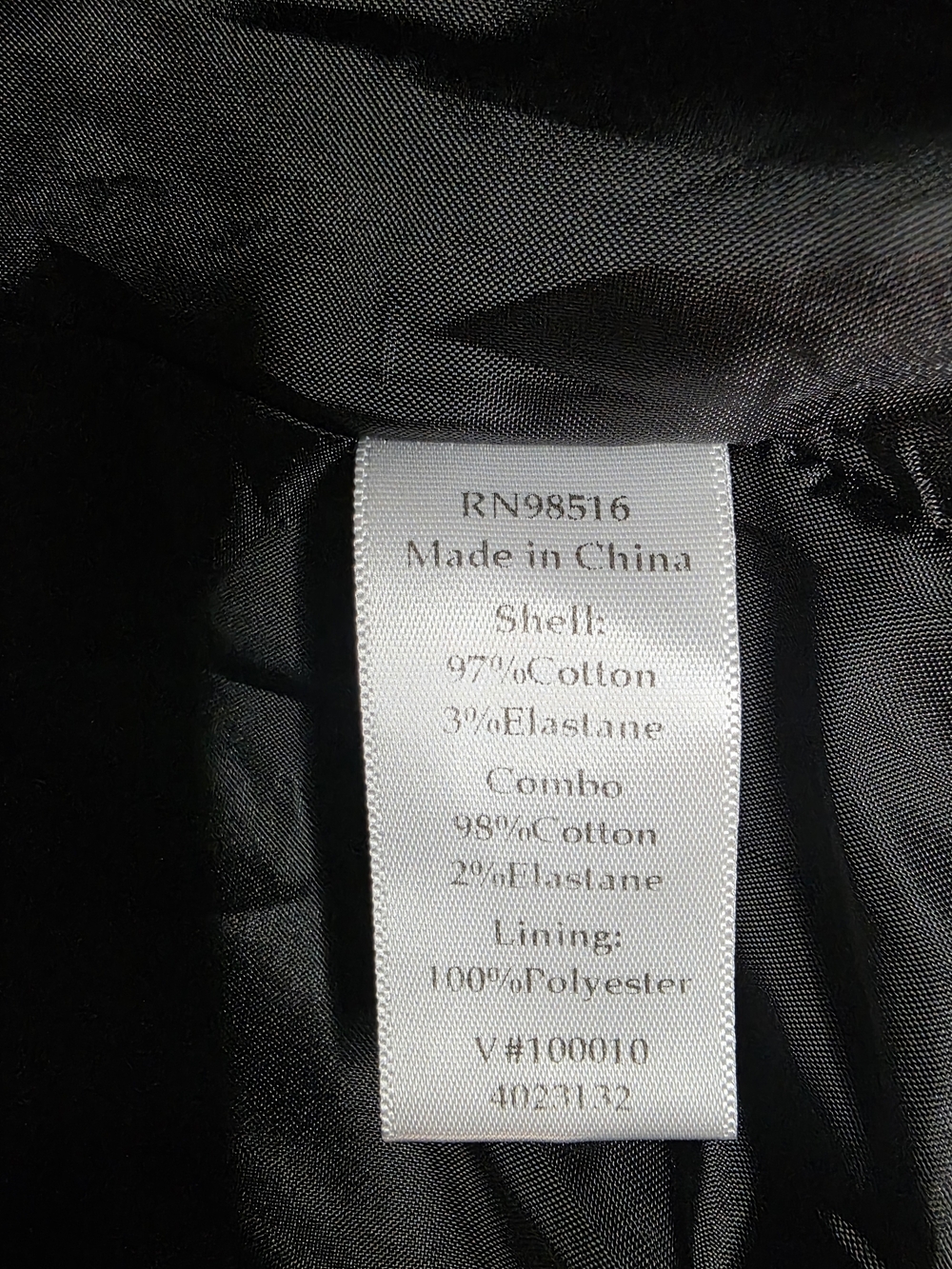Coldwater Creek Black and White Paisley Sz 14 Woman's Blazer - Picture 6 of 9